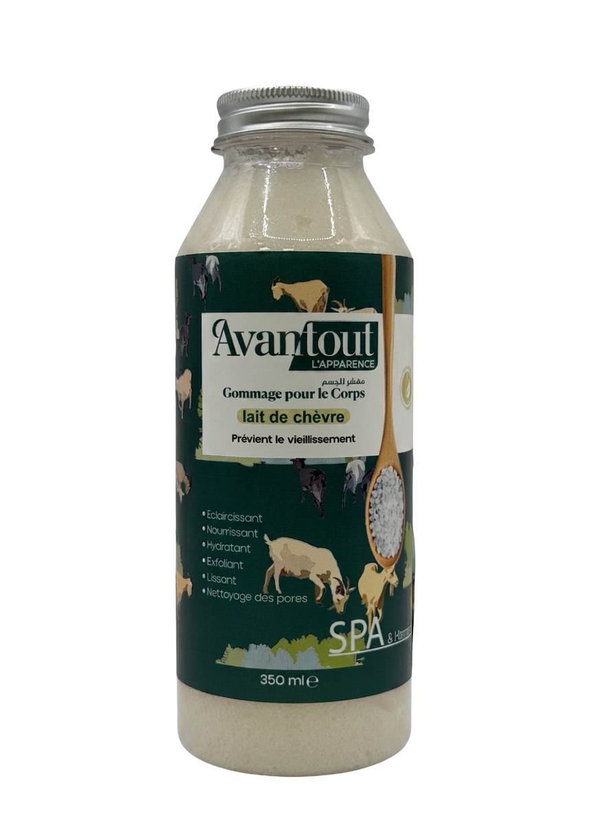 Gommage pour le corps Avantout L'Apparence Lait de chèvre, flacon 350 ml